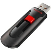 Флеш диск 64Gb SanDisk Cruzer Glide SDCZ60-064G-B35 USB2.0 черный/красный