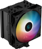 Устройство охлаждения(кулер) Deepcool AG500 Bk ARGB Soc-AM5/AM4/1151/1200/1700 черный/белый 4-pin 29.4dB Al+Cu 240W 861gr Ret