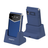 Мобильный телефон Maxvi E11ds Blue-Silver синий/серебристый