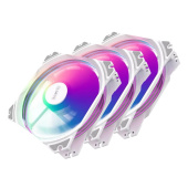 Вентилятор Alseye M120-PWA KIT белый 120x25мм - 3шт ARGB 1700rpm 4pin