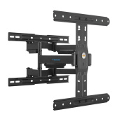 Кронштейн для телевизора Kromax Ultra Slim-101 черный 21"-70" макс.45кг настенный поворот и наклон (90652)