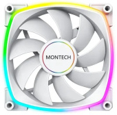 Вентилятор Montech AX140 ARGB 140х140x25 белый 4-pin 27.9дБ (AX140 PWM WHITE) Ret
