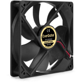 Вентилятор ExeGate ExtraPower EP12025SM черный 120x25мм 1800rpm Molex (EX283395RUS)