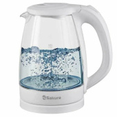Чайник электрический Sakura SA-2733W 1.7л 2200Вт белый