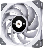 Вентилятор Thermaltake Toughfan 12 120х120x25 белый 4-pin 22.3дБ (CL-F117-PL12WT-A) Ret