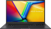 Ноутбук 17.3" Asus VivoBook 17X K3704VA-AU051 черный i5-13500H 16Gb/512Gb IrisXeGr DOS (90NB1091-M00210)