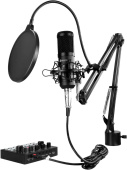 Микрофон Oklick SM-600G 2.5м черный