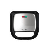 Сэндвичница Maxvi SM751S 750Вт серебристый/черный
