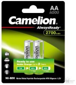 CAMELION (15036) Always Ready AA-2700mAh Ni-Mh BL-2