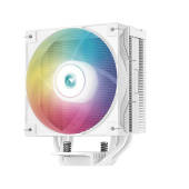 Кулер для процессора Deepcool AG400 Digital Wh ARGB Soc-115X/1700/1200/AM4/AM5 120мм 2100rpm 31.6дБ 220W PWM 4-pin Al+Cu (R-AG400-WHADMN-G-1)