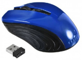 OKLICK 545MW черный/синий оптическая (1600dpi) беспроводная USB (3but)