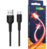 MORE CHOICE (4627151192895) K26a Дата-кабель USB 2.0A для Type-C- 1м черный