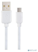 PERFEO (U4007) USB A вилка - Micro USB вилка, 2.4A, белый, длина 1 м., Micro ONE