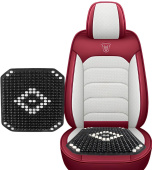 NOVA BRIGHT (коврик) массажная деревянная, черная с рисунком, противоскользящая основа 48449