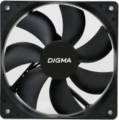 Вентилятор Digma DFAN-120-7 черный 120x25мм 1200rpm 3pin 4pin (Molex)