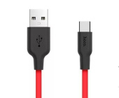 HOCO (6957531071419) X21 USB-Type-C 2.4A 1.0m красный/черный