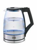 Чайник электрический Homestar HS-1004 1.8л 2200Вт серебристый/черный