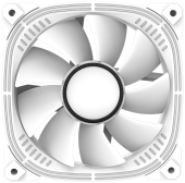 Вентилятор Alseye Luna-120-W-R белый 120x25мм ARGB 1800rpm 4pin