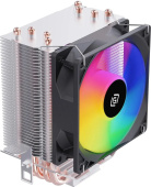 Кулер для процессора Оклик OG-CPC130FRGB-1 RGB Soc-AM4/1151/1200 черный 3-pin 18-23dB Al+Cu 130W 453gr Ret