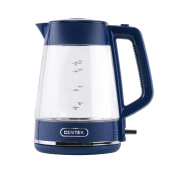 Чайник электрический Centek CT-1014 1.7л 2200Вт прозрачный/синий