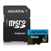 Карта памяти microSDXC 64Gb A-Data CLASS10 W/A AUSDX64GUICL10A1-RA1