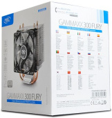 Устройство охлаждения(кулер) Deepcool GAMMAXX 300 FURY Soc-AM4/AM3+/1150/1151/1200 4-pin 18-21dB Al+Cu 130W 435gr LED Ret