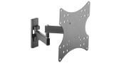Кронштейн для телевизора Ultramounts UM 877 черный 23"-42" макс.20кг настенный поворотно-выдвижной и наклонный