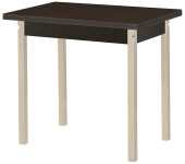 ЭЛЕГИЯ Стол обеденный раскладной ЛДСП ПН (Бесцветный (Лак),Венге) (1 кор.)
