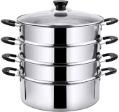 POMIDORO POMI D'ORO P630102 Vapore Мантоварка-пароварка, 26см