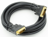 Кабель DVI-D Dual Link (m) DVI-D Dual Link (m) 5м феррит.кольца черный