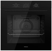 Встраиваемый электрический духовой шкаф Krona ELEMENT 60 BL/BL черный