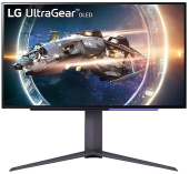 Монитор LG 27" UltraGear 27GR95QE-B черный OLED LED 16:9 HDMI матовая HAS Piv 200cd 178гр/178гр 2560x1440 240Hz G-Sync FreeSync Premium DP QHD USB 7.35кг