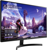 Монитор LG 27" 27QN600-B черный IPS LED 16:9 HDMI матовая 350cd 178гр/178гр 2560x1440 DisplayPort Ultra HD 2K (1440p)