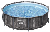 BESTWAY Бассейн каркасный Steel Pro, 427 х 107 см, фильтр-насос, лестница, тент, 5614Z
