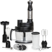 Блендер погружной Supra HBS-1240 1400Вт черный/серебристый