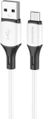 BOROFONE (6974443384772) BX79mUSB 2.4A microUSB белый - 1,0m