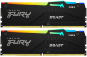 Память DDR5 16Gb 5200MHz Kingston KF552C36BBEA-16 Fury Beast Expo RGb RTL Gaming PC5-41600 CL36 288-pin 1.25В kit single rank с радиатором Ret