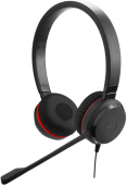 Наушники с микрофоном Jabra Evolve 30 II MS черный 1.2м накладные оголовье (5399-823-309)