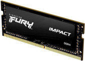 Память DDR4 8Gb 2666MHz Kingston KF426S15IB/8 Fury Impact RTL PC4-21300 CL15 SO-DIMM 260-pin 1.2В single rank