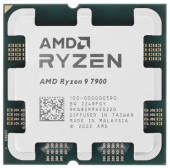 Процессор AMD Ryzen 9 7900 Raphael OEM 3.7ГГц 64MB AMD Radeon AM5 (100-000000590)