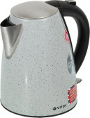 Чайник электрический Vitek VT-1144 1.7л 2200Вт серый