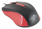 OKLICK 225M черный/красный оптическая (1200dpi) USB (2but)