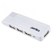 USB-концентратор PERFEO USB-HUB 4 PORT PF-VI-H021 белый