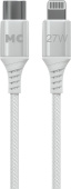 MORE CHOICE (4620202554192) K69ia 2м USB 3.0A PD 27W для Lightning ng 8-pin Type-C - 2м , белый