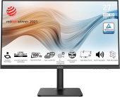 Монитор MSI 27" Modern MD272XP черный IPS LED 1ms 16:9 HDMI M/M матовая HAS Piv 300cd 178гр/178гр 1920x1080 100Hz DP FHD USB 5.85кг