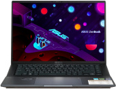 Ноутбук Asus Zenbook Pro 16X OLED UX7602VI-MY073X Core i9 13900H 32Gb SSD2Tb NVIDIA GeForce RTX4070 8Gb 16" OLED Touch 3.2K (3200x2000) Windows 11 Pro black WiFi BT Cam (90NB10K1-M00430)