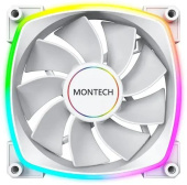 Вентилятор Montech RX140 Reverse ARGB 140х140x25 белый 4-pin 27.9дБ (RX140 PWM WHITE) Ret