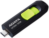 Флеш диск 32Gb A-Data Type-C UC300 ACHO-UC300-32G-RBK/GN USB3.2 черный/зеленый