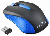 OKLICK 485MW черный/синий оптическая (1200dpi) беспроводная USB (2but)