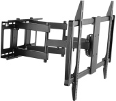 Кронштейн для телевизора Ultramounts UM 914 черный 60"-100" макс.80кг настенный поворотно-выдвижной/наклон